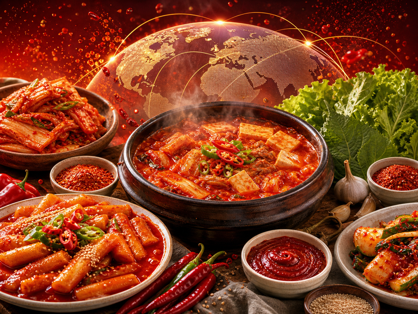K food 와 매운맛