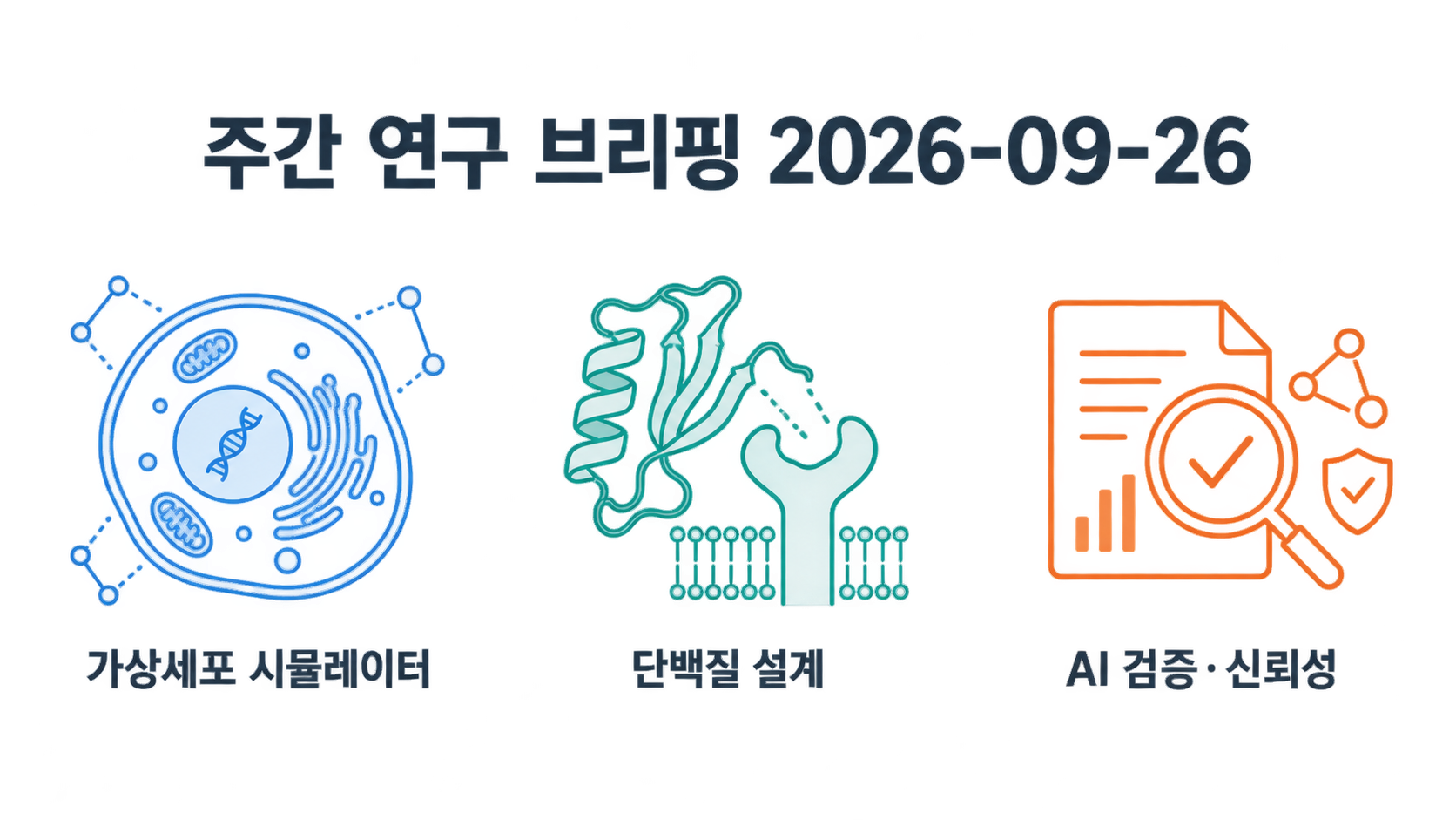 이번 주 연구 흐름 요약